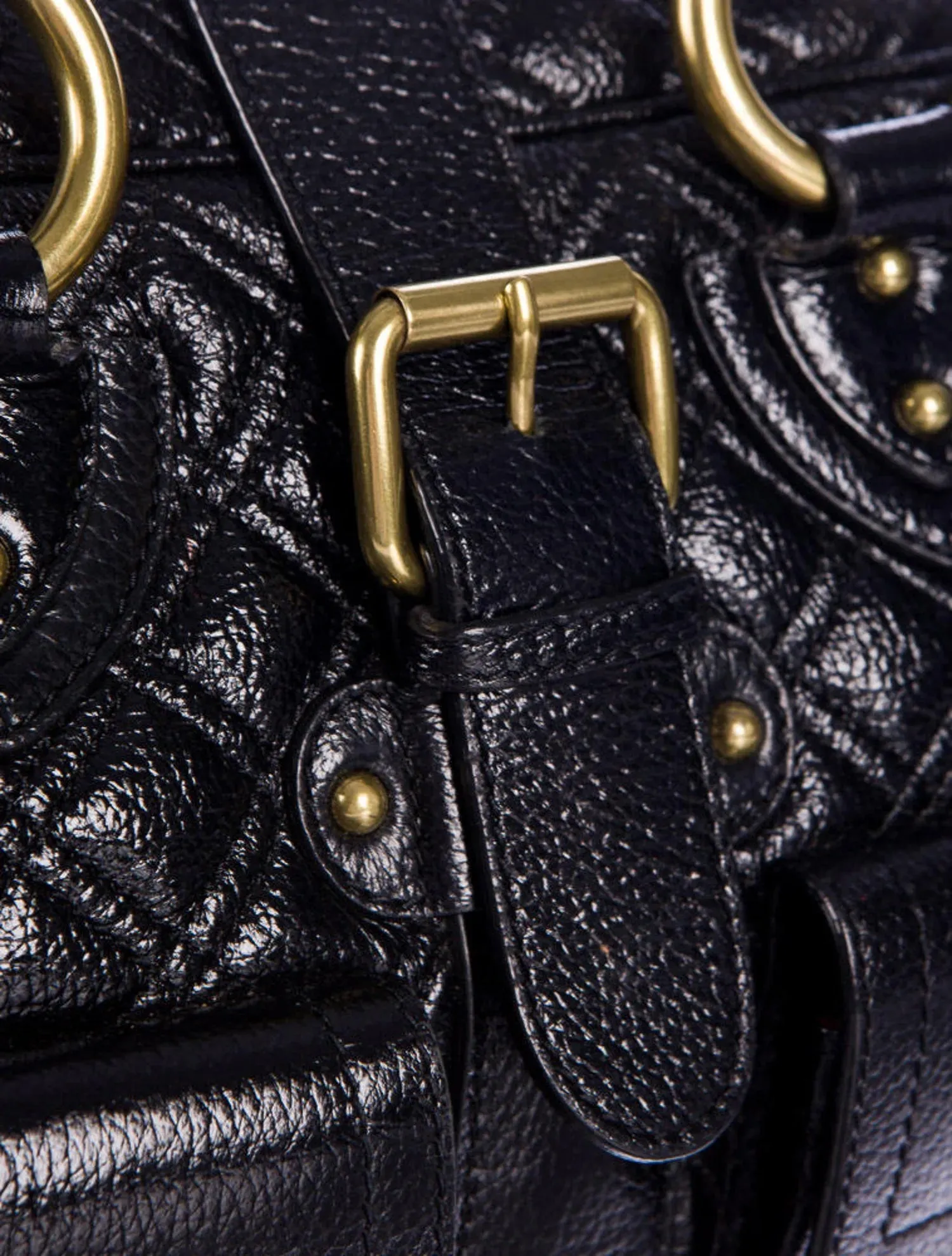 MARC JACOBS VENETIA QUILTED LEATHER SATCHEL
