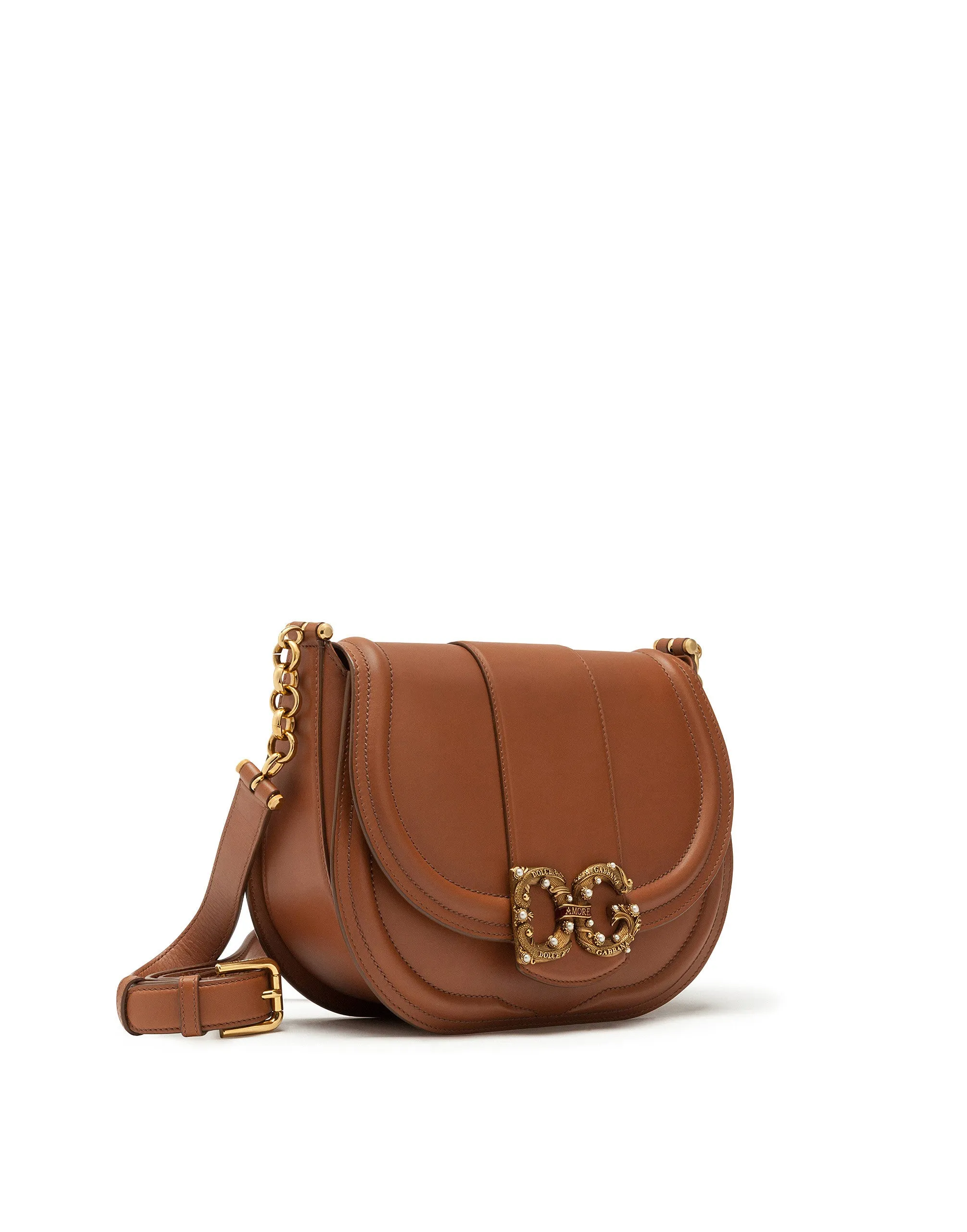 MEDIUM DG AMORE BAG IN CALFSKIN