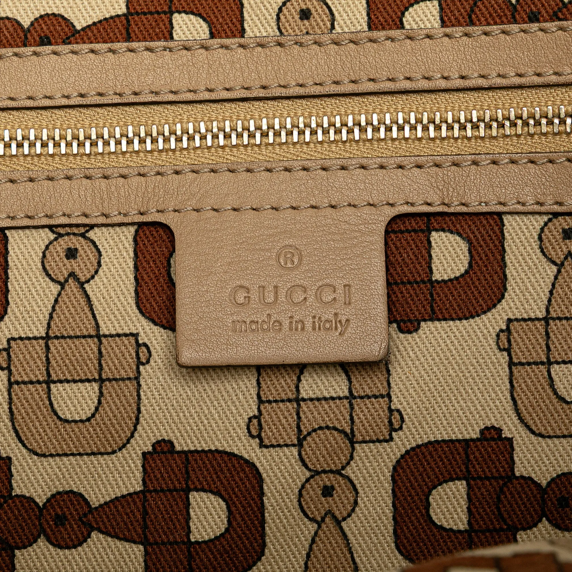 Medium Guccissima Web Britt Satchel