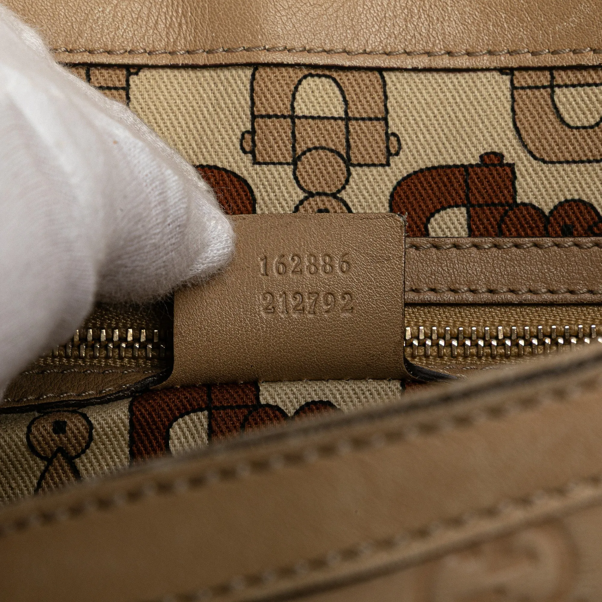 Medium Guccissima Web Britt Satchel