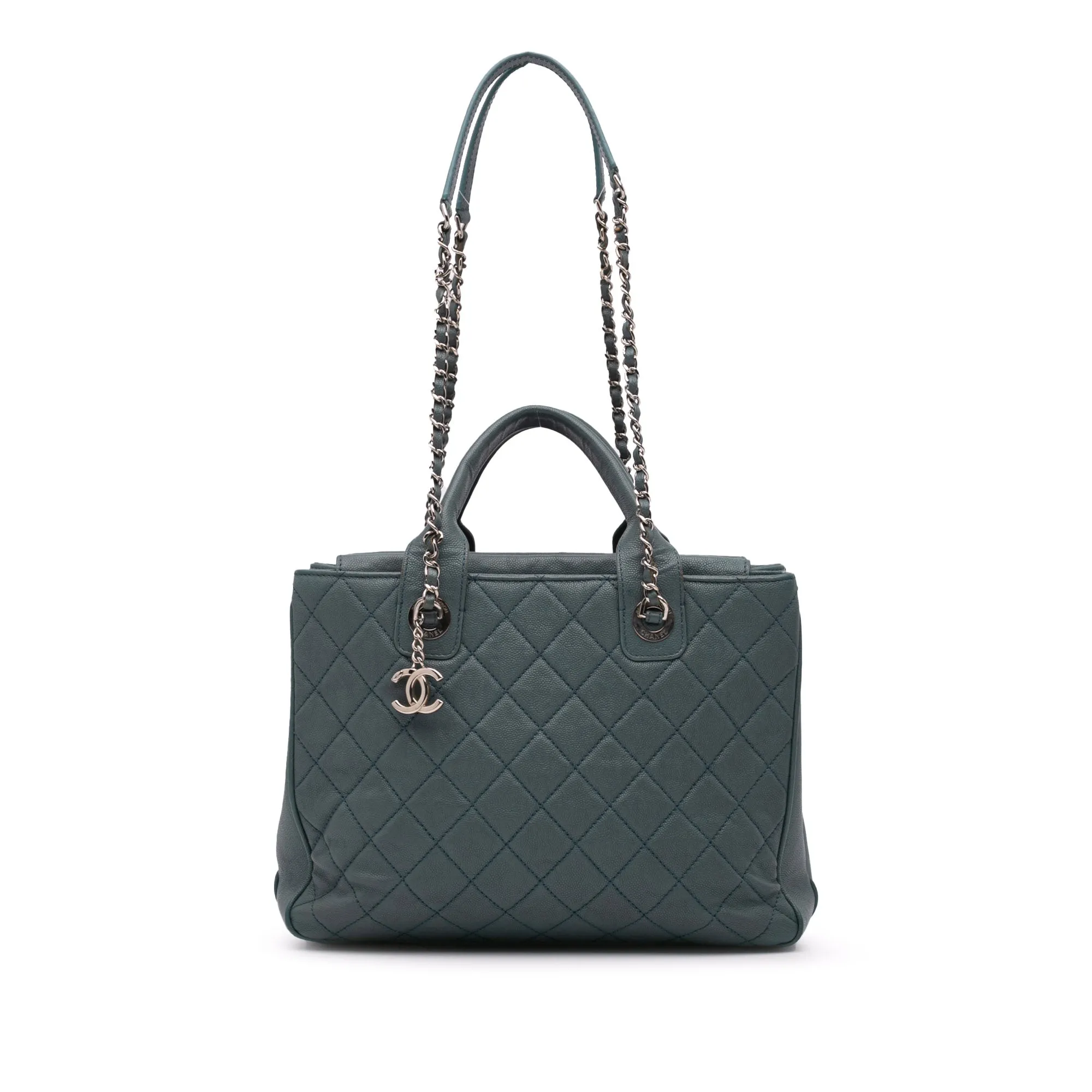 Medium Quilted Caviar Urban Companion Tote