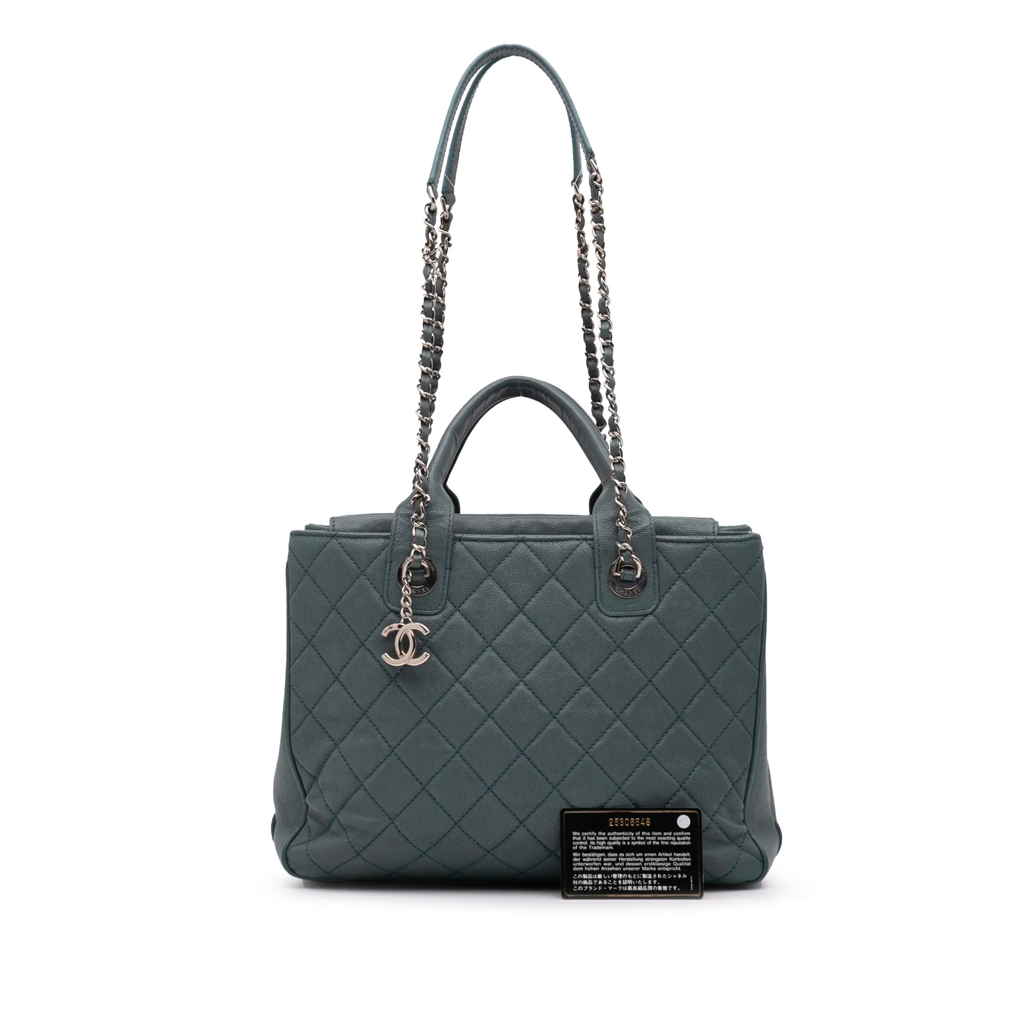 Medium Quilted Caviar Urban Companion Tote