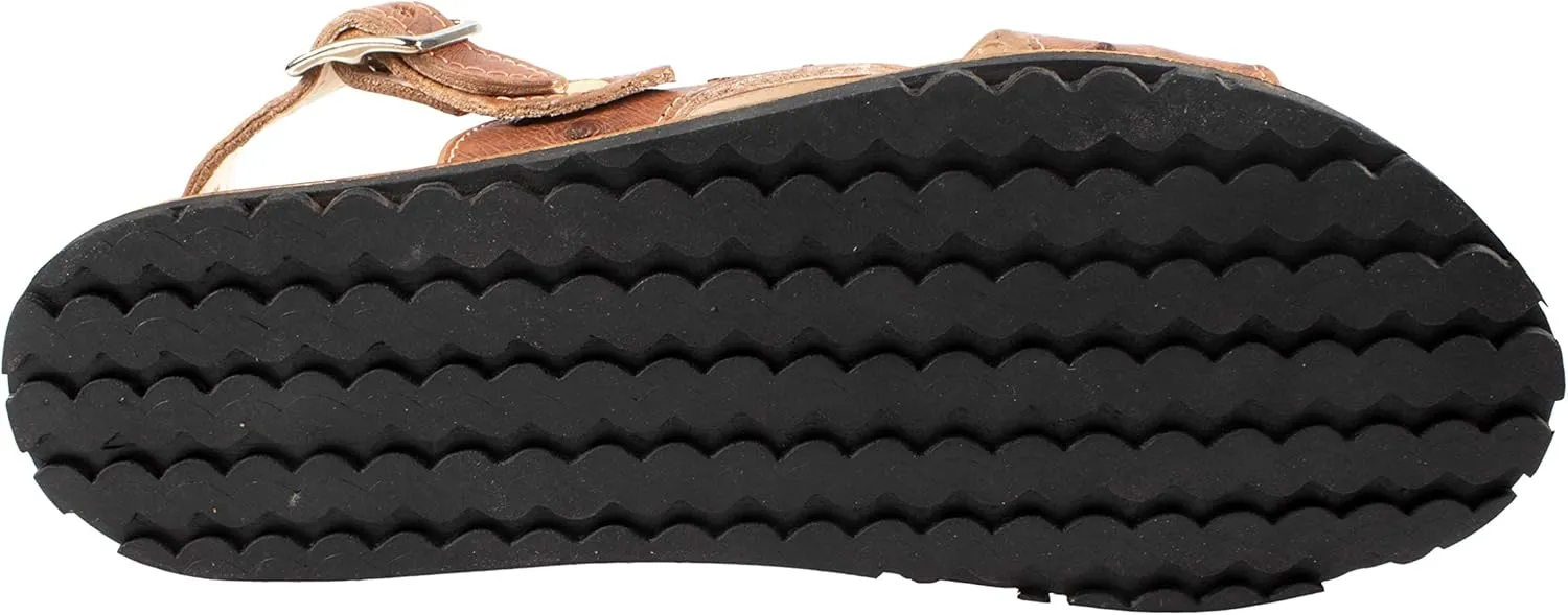 Men Exotic Sandals Genuine Ostrich Leather Cognac Color Huaraches Piel Avestruz