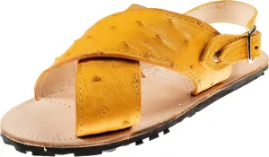Men Exotic Sandals Genuine Ostrich Leather Huaraches Piel Avestruz