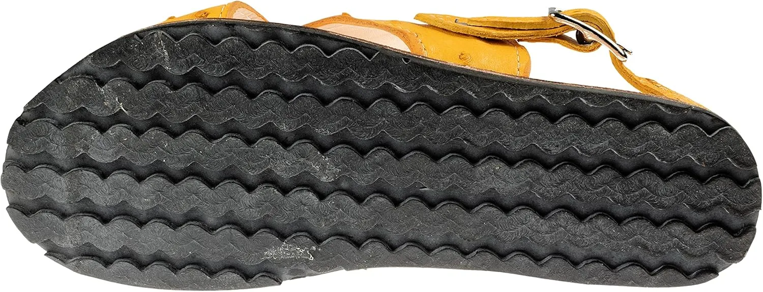 Men Exotic Sandals Genuine Ostrich Leather Huaraches Piel Avestruz