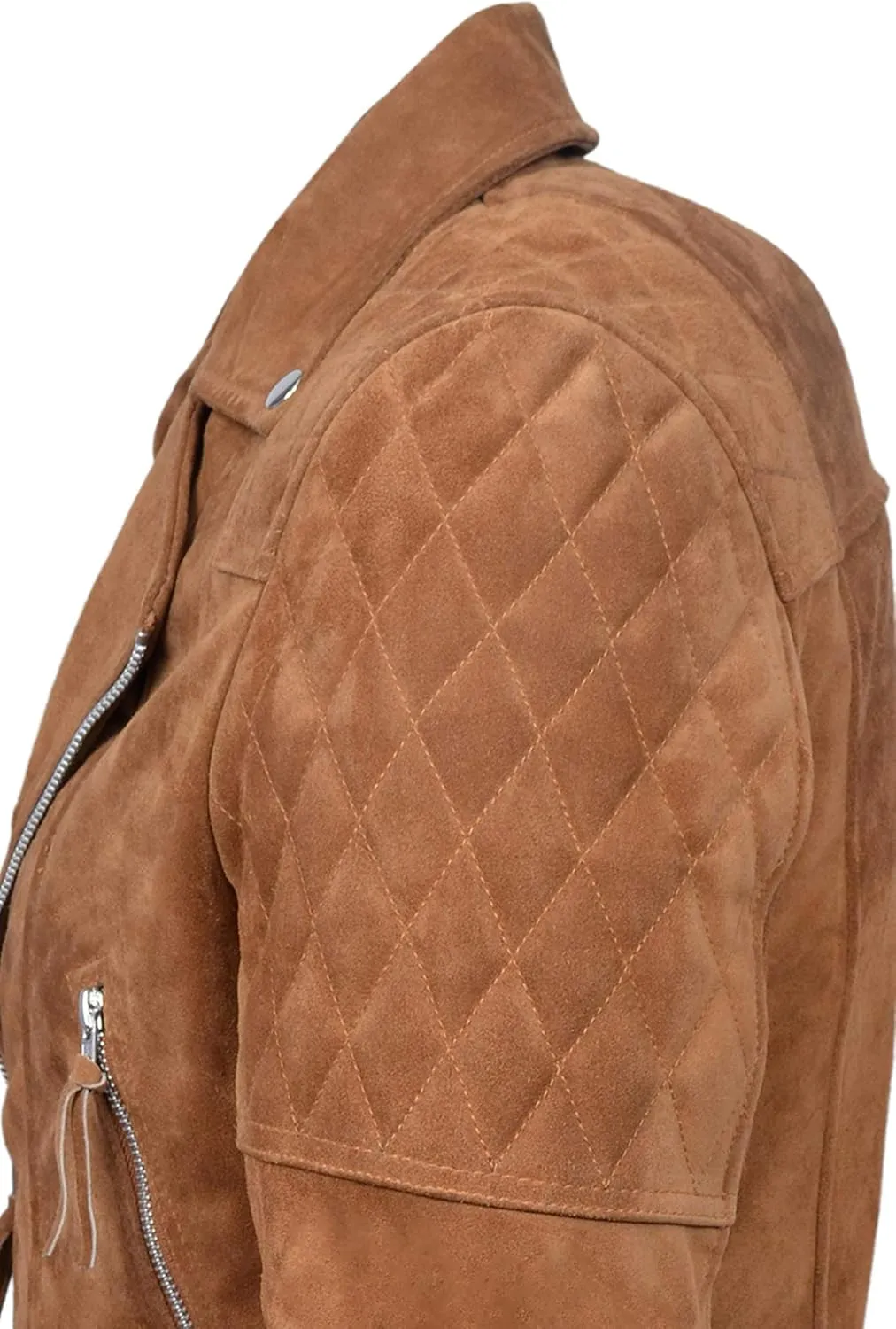 Men's Real Leather Jacket 100% Suede Reckless Classic Fashion Biker Style 233