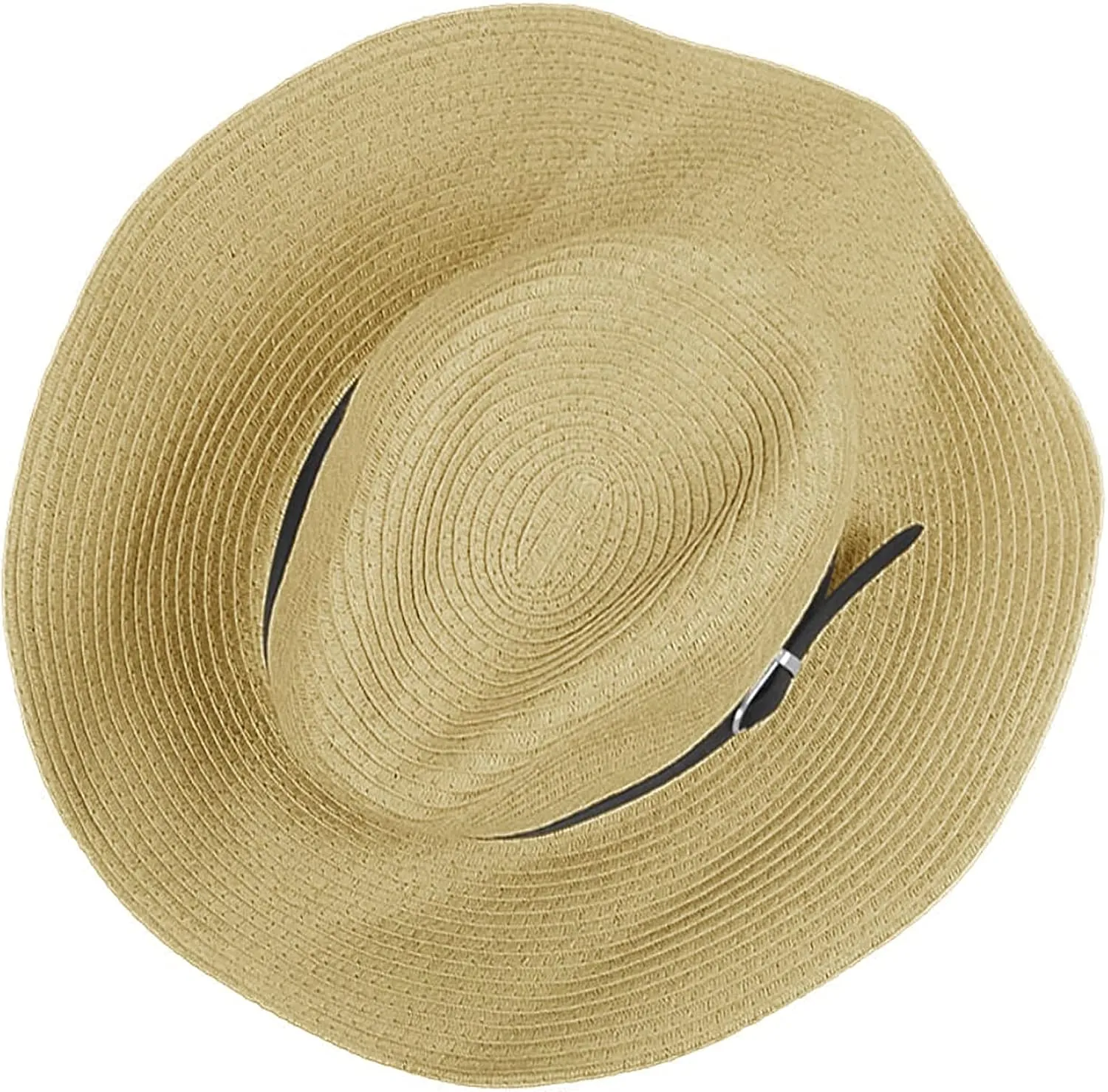 Mens Straw Cowgirl Cowboy Hat Women Floppy Packable Wide Brim Sun Hat UPF50 Western Panama Travel Beach Cap Fedora Bucket Hat