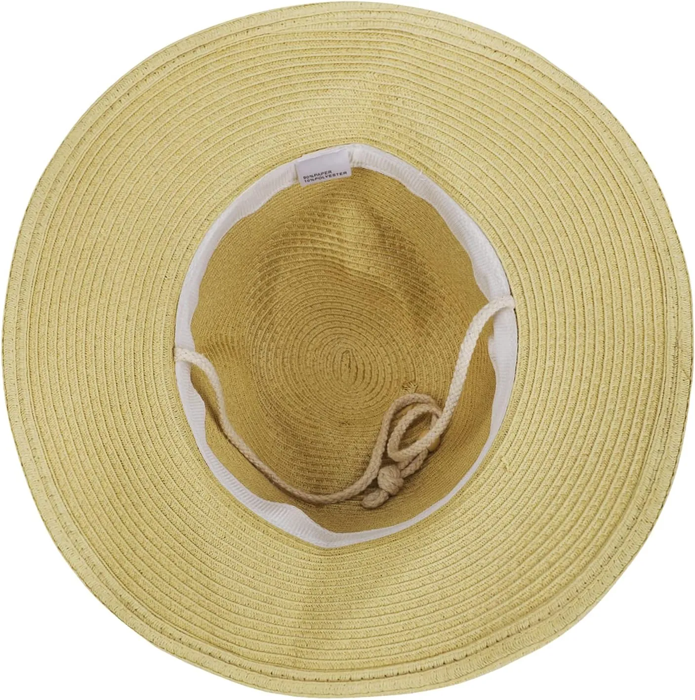 Mens Straw Cowgirl Cowboy Hat Women Floppy Packable Wide Brim Sun Hat UPF50 Western Panama Travel Beach Cap Fedora Bucket Hat