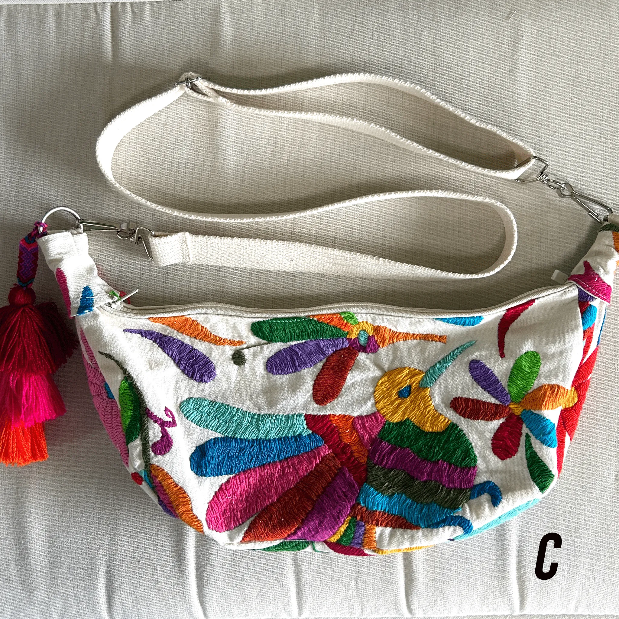 Mexican Otomi Hobo Crossbody