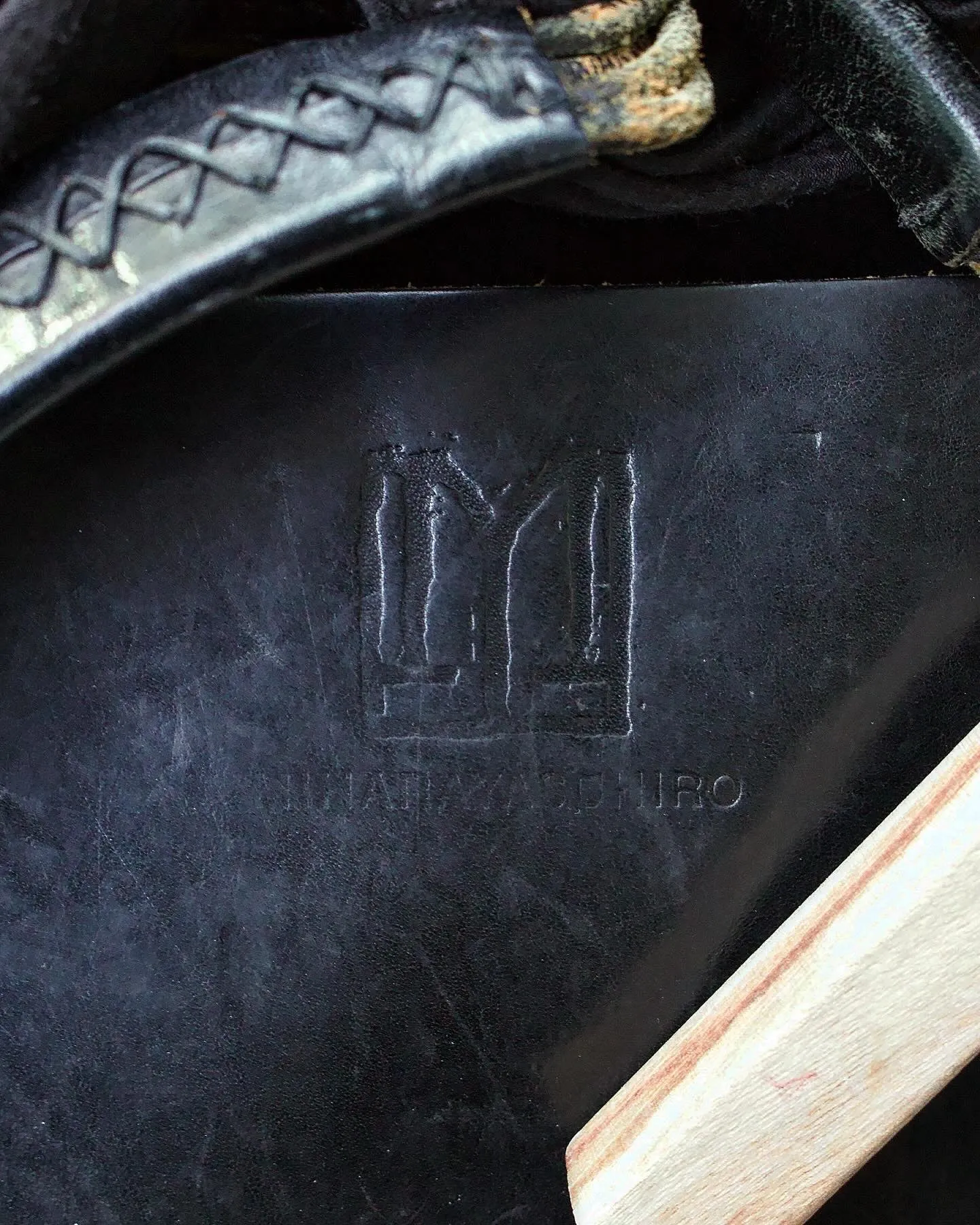 MiharaYasuhiro Late 90s Vintage Cowhide Leather Satchel Tote Bag