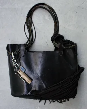 MiharaYasuhiro Late 90s Vintage Cowhide Leather Satchel Tote Bag
