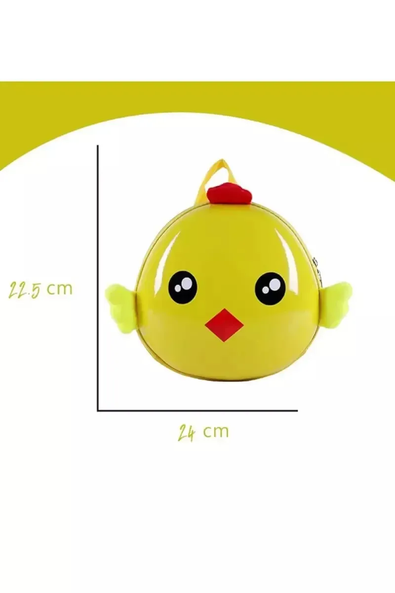 Mini Lightweight Kindergarten Cartoon Backpack For Kids - Yellow