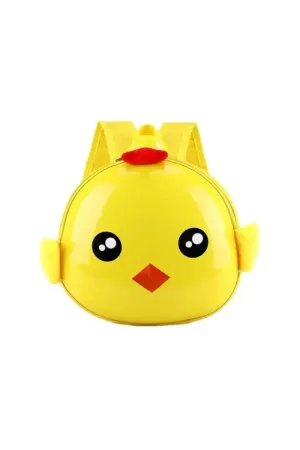 Mini Lightweight Kindergarten Cartoon Backpack For Kids - Yellow