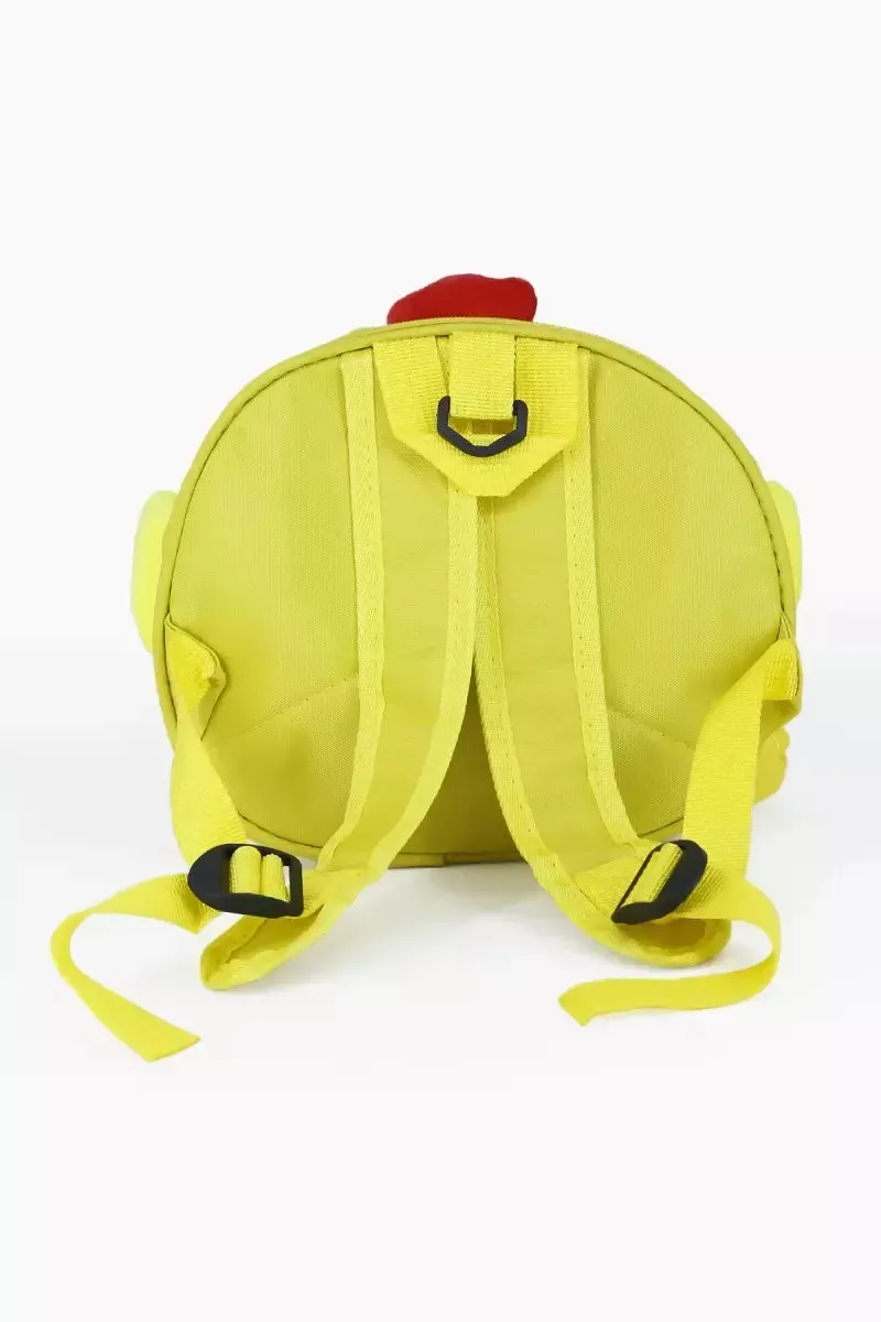 Mini Lightweight Kindergarten Cartoon Backpack For Kids - Yellow