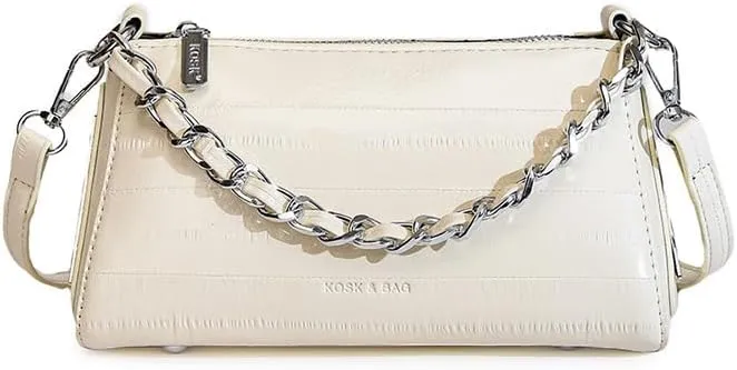 Molodo PU Crossbody Bags for Women Triangle Trendy Shoulder Bag Purse Triangle Underarm Bags Party Vacation Handbag Purses