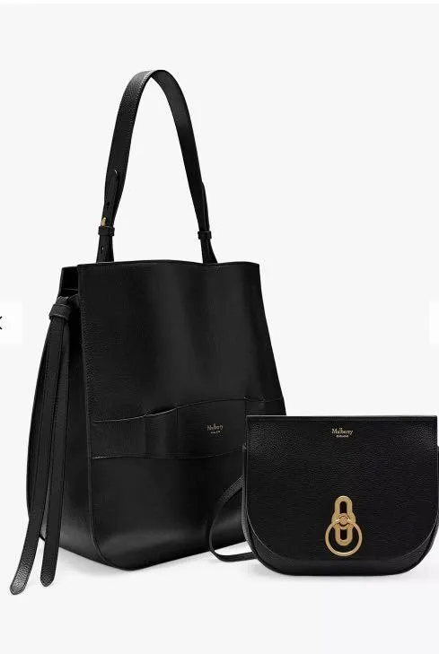 MULBERRY AMBERLEY CLASSIC GRAIN LEATHER HOBO BAG