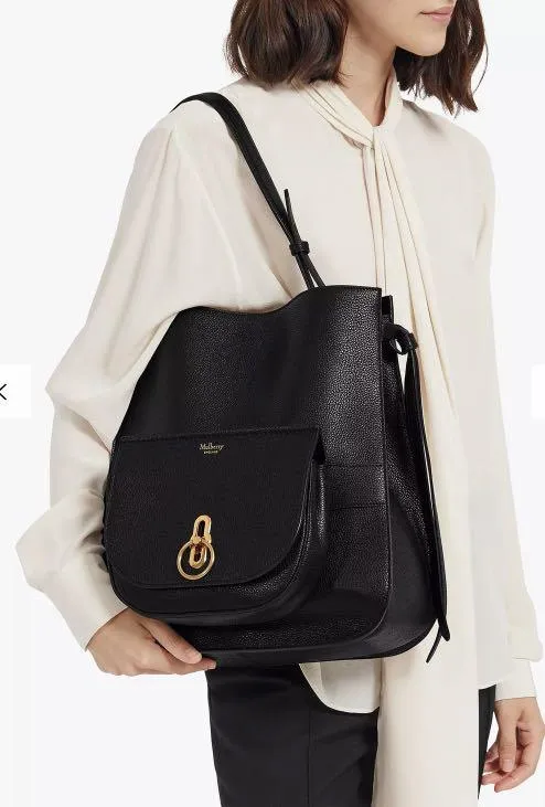 MULBERRY AMBERLEY CLASSIC GRAIN LEATHER HOBO BAG