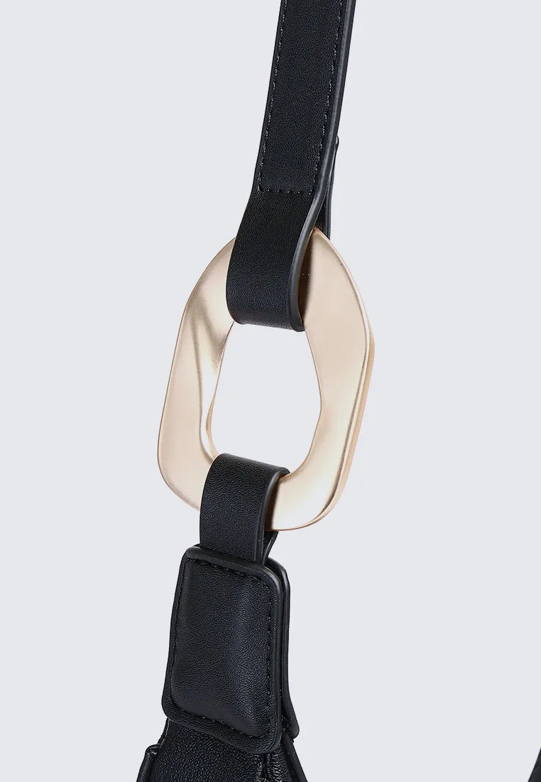 Nabilah Two-ways Hobo Shoulder (Black)