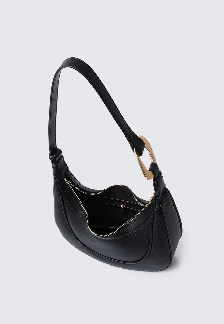 Nabilah Two-ways Hobo Shoulder (Black)