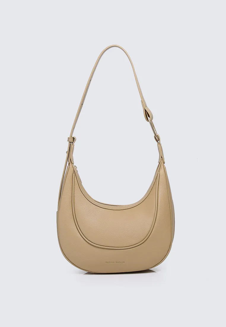 Nabilah Two-ways Hobo Shoulder (Khaki)