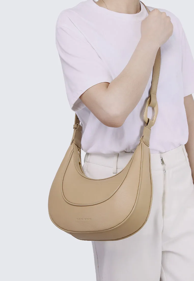 Nabilah Two-ways Hobo Shoulder (Khaki)