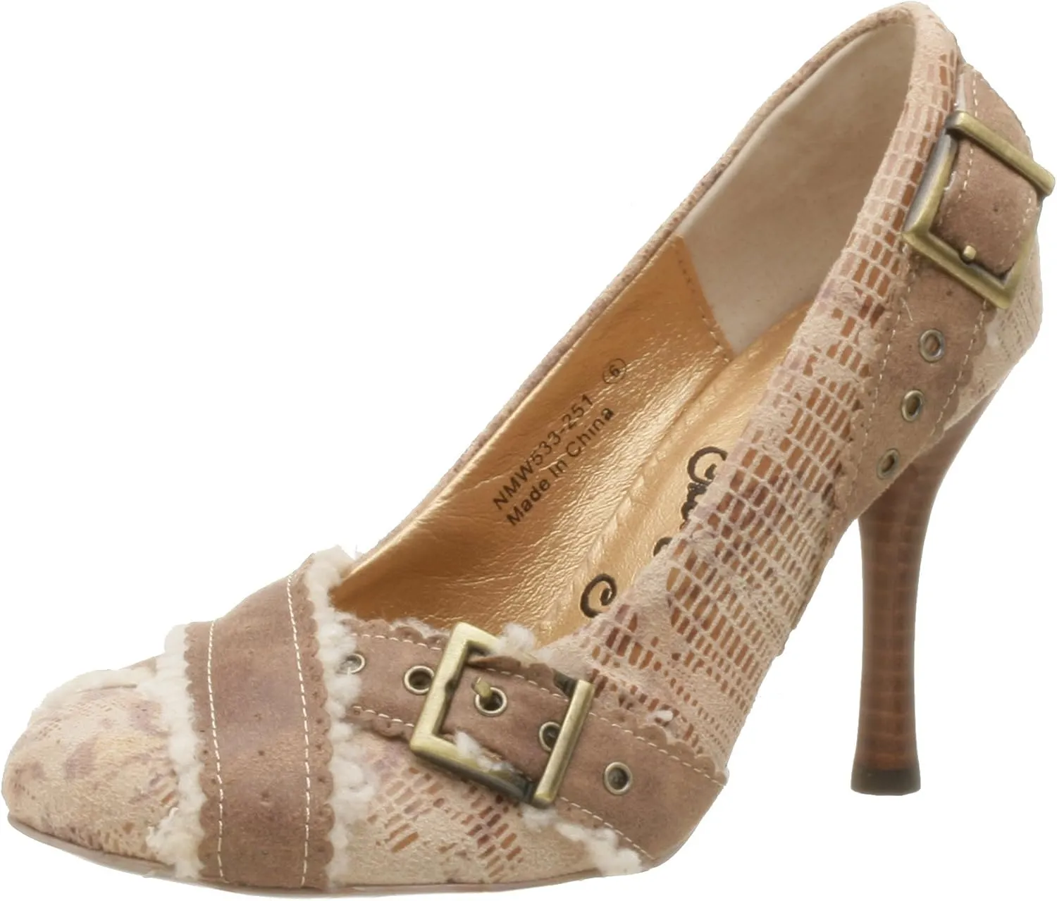 Naughty Monkey Women's The Bomb Pump with Buckles