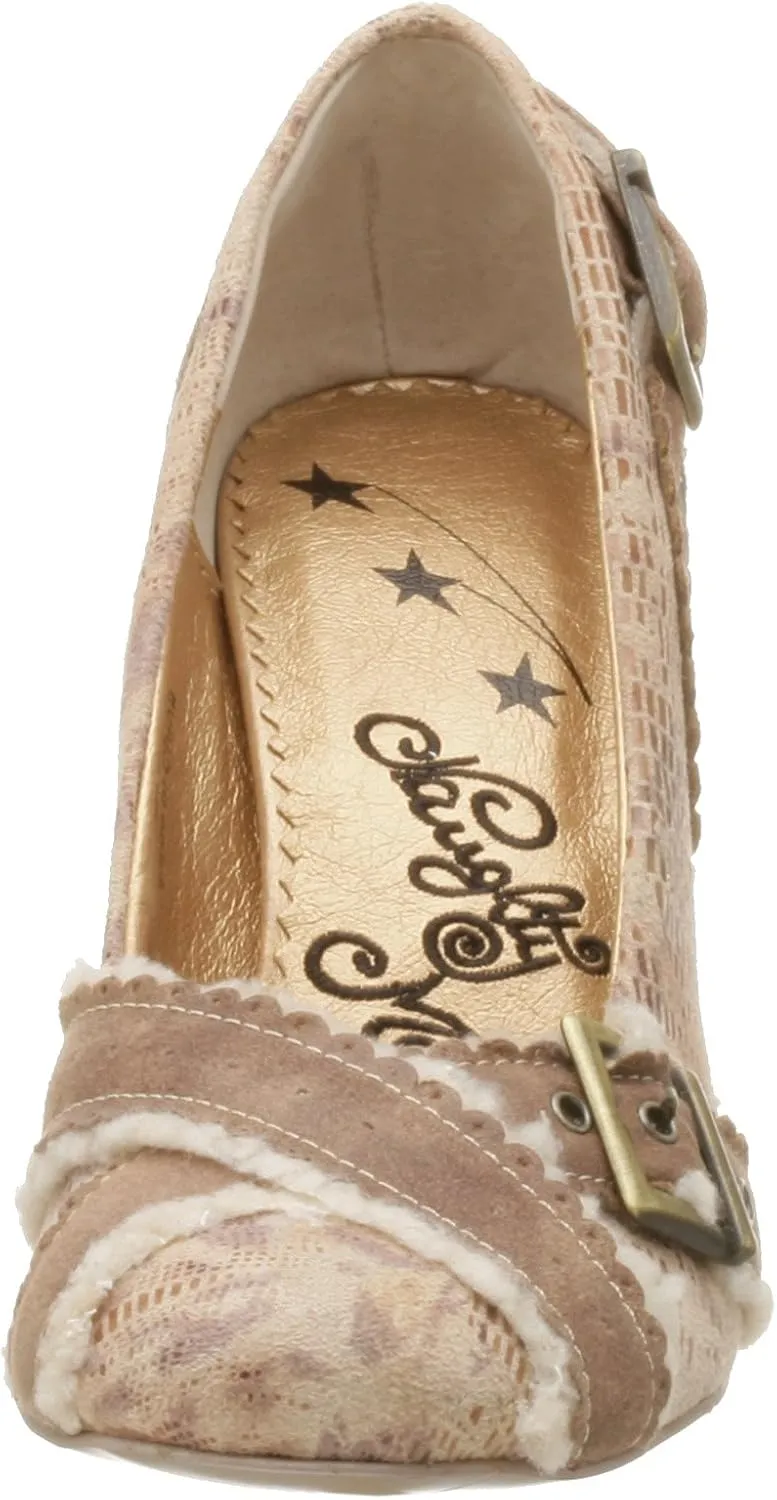 Naughty Monkey Women's The Bomb Pump with Buckles