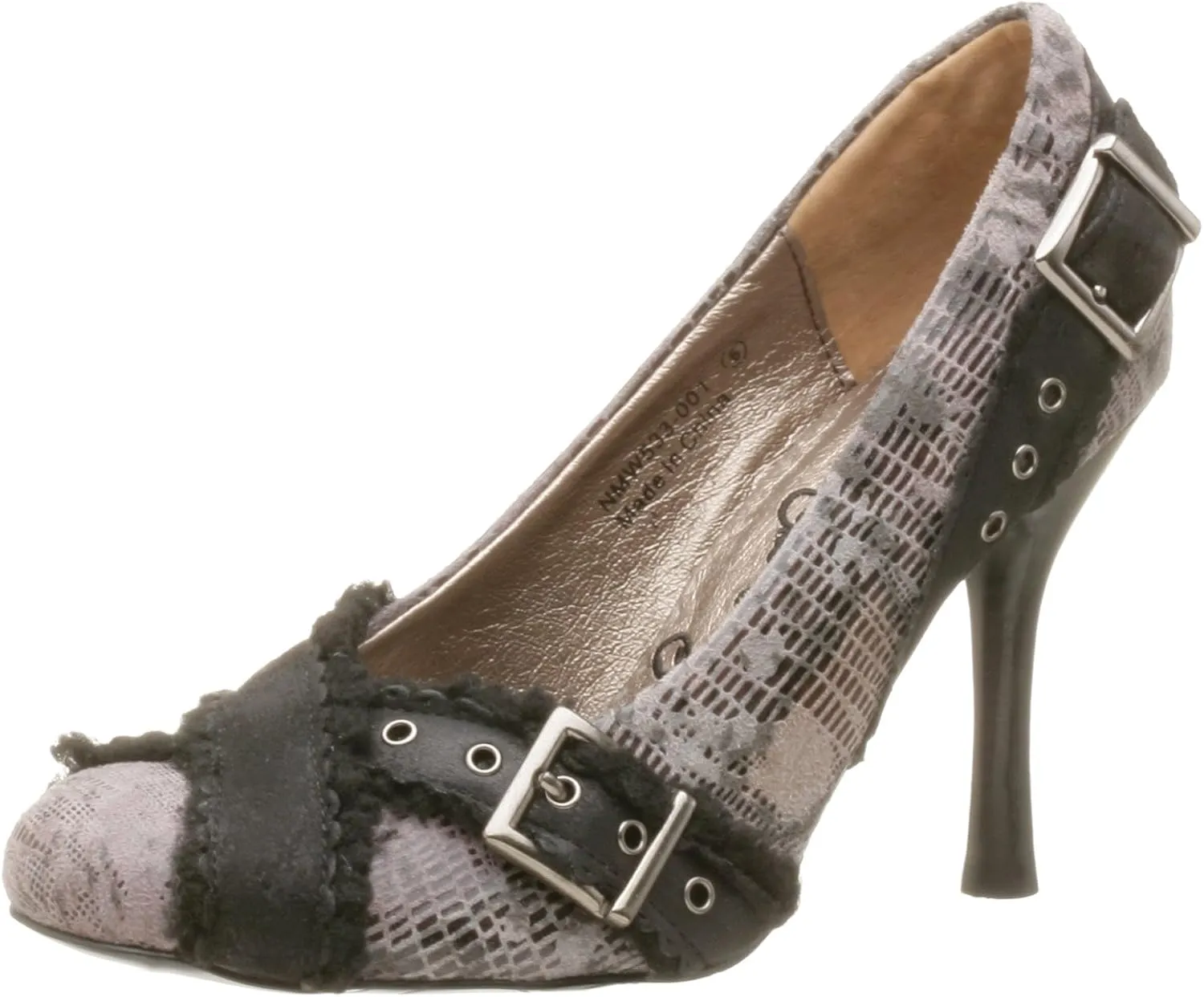 Naughty Monkey Women's The Bomb Pump with Buckles