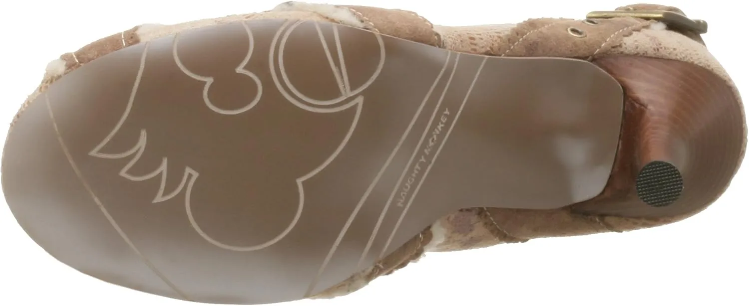 Naughty Monkey Women's The Bomb Pump with Buckles