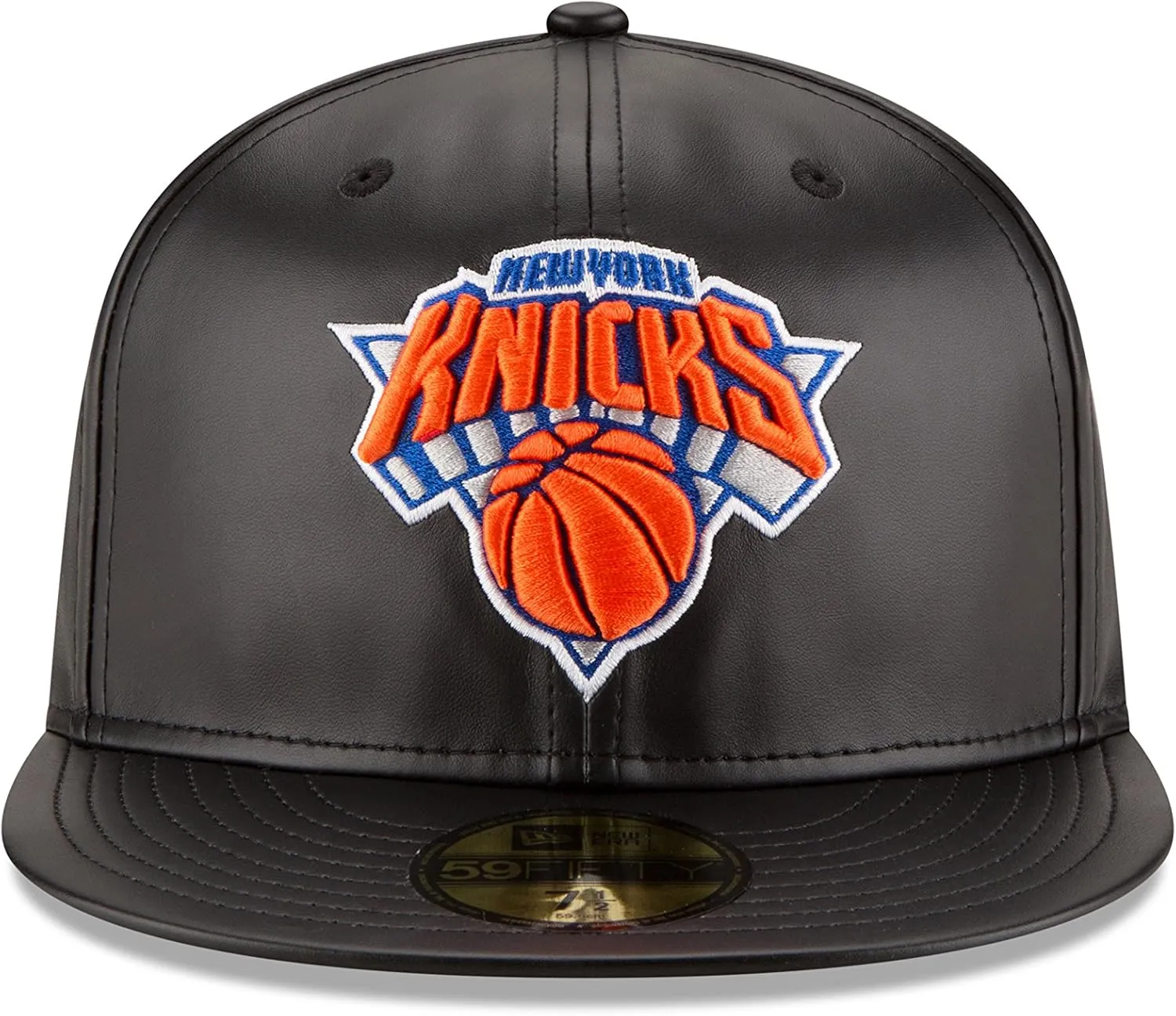 NBA Men's Faux Leather 59FIFTY Fitted Cap