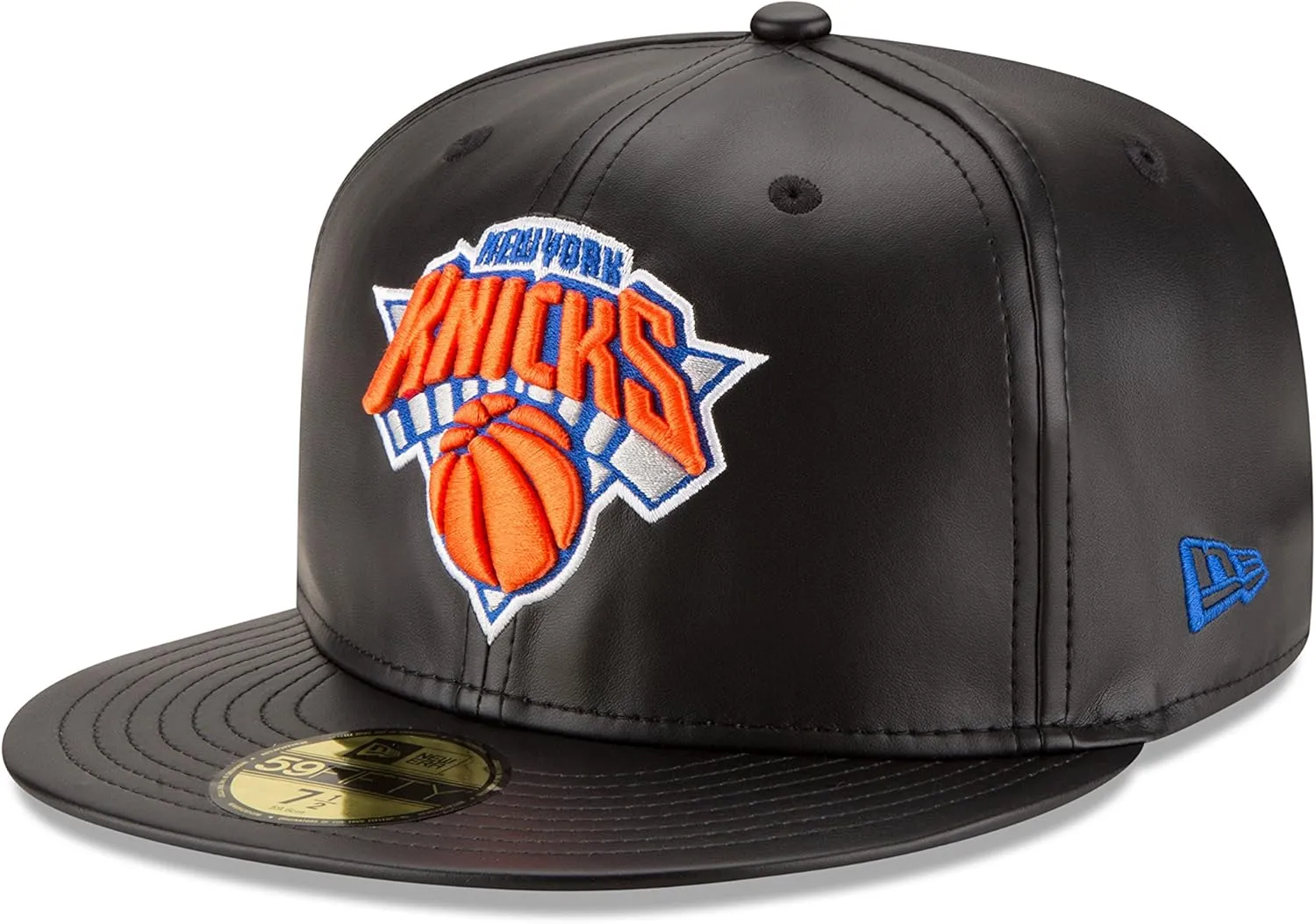 NBA Men's Faux Leather 59FIFTY Fitted Cap