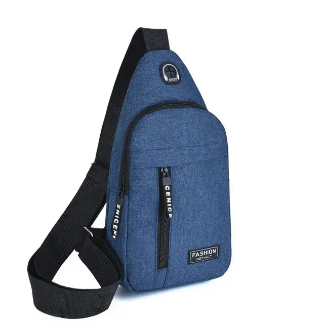 New Waterproof Multifunctional Trendy Oxford Cloth Shoulder Bag.