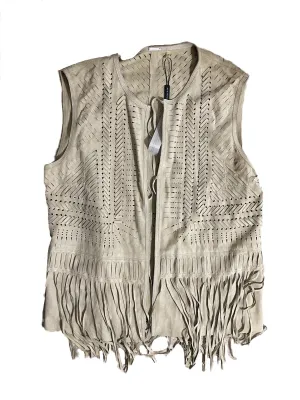 New With Tags Elie Tahari Suede Waistcoat S