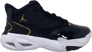 Nike Air Jordan Max Aura 4, Black/Metallic Gold-White, 9.5 M US