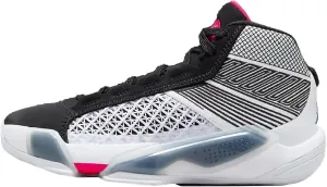 NIKE Air Jordan XXXVIII Big Kids' Shoes (DZ3499-101, White/Black/Siren Red) Size 5.5
