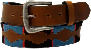 Nocona Men's Embroidered Strap Belt