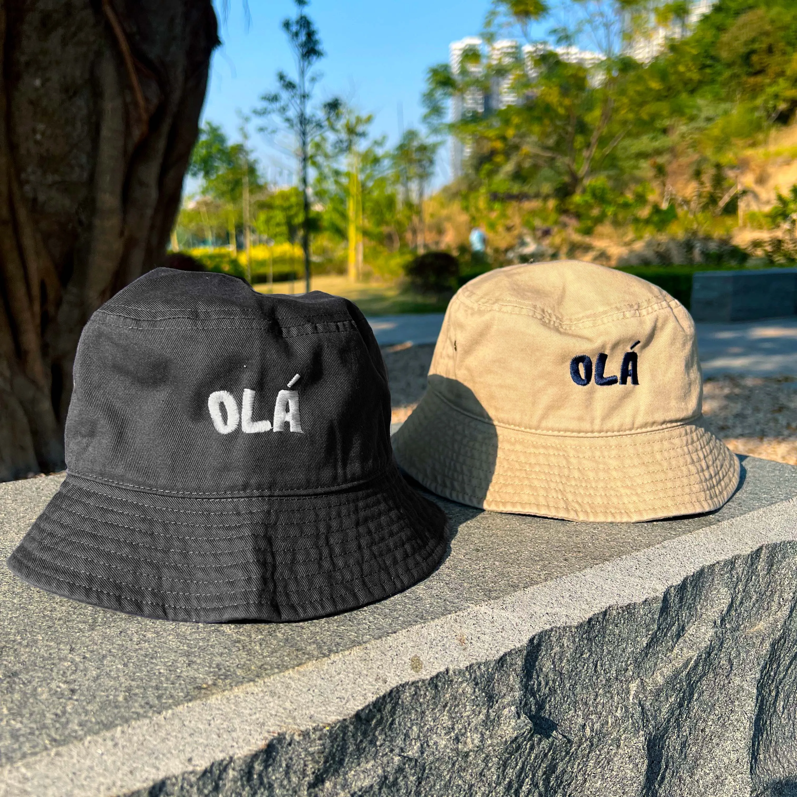Olá Bucket Cap (Charcoal)