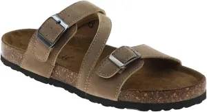 OUTWOODS Bork-56 Women's Strappy Buckle Slide Sandals