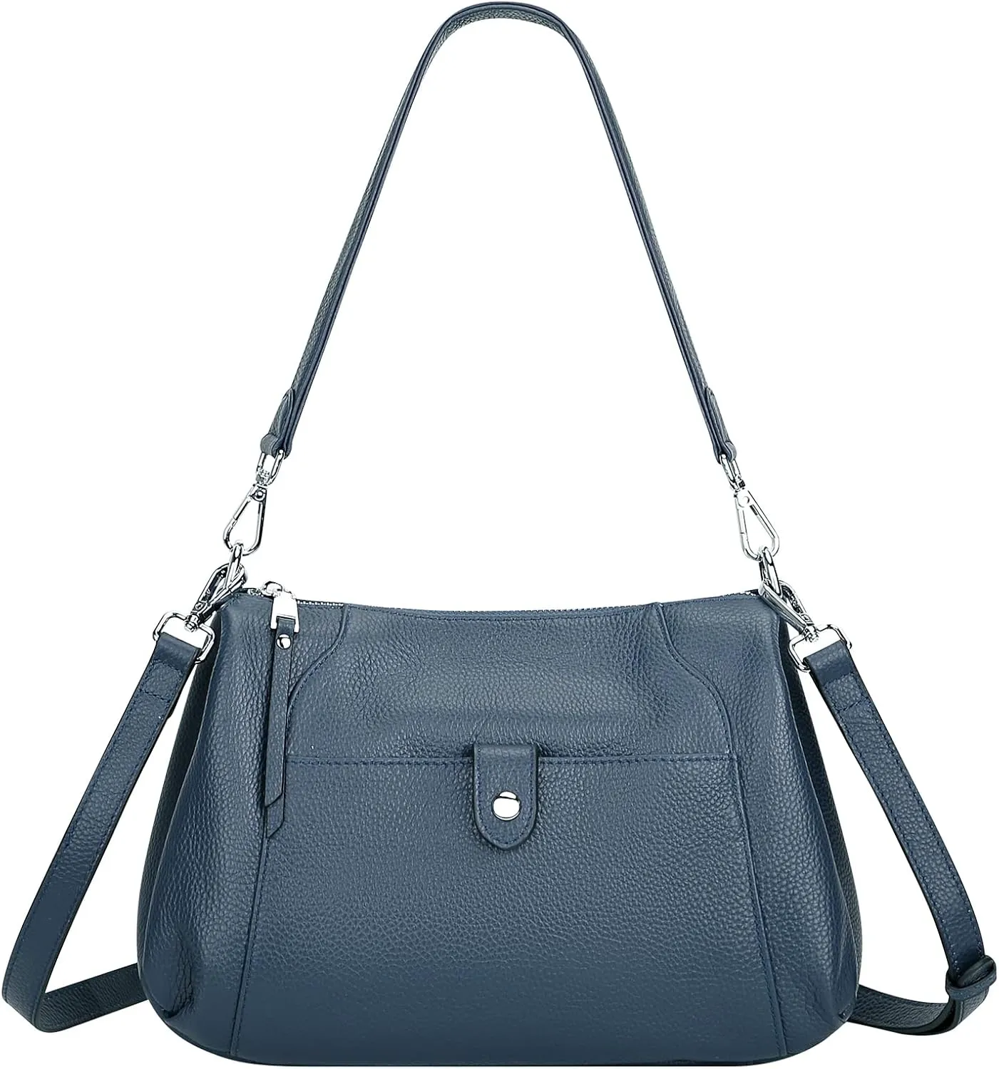 Over Earth Genuine Leather Small Hobo Crossbody Bags for Women Shoulder Purses and Handbags
