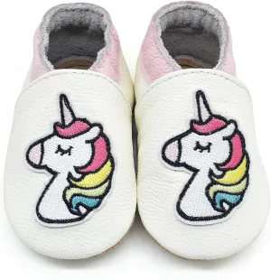Owlowla Baby Soft Sole Leather Crib Shoes Infant Toddler Pre-Walker Shoes Boy Girl …