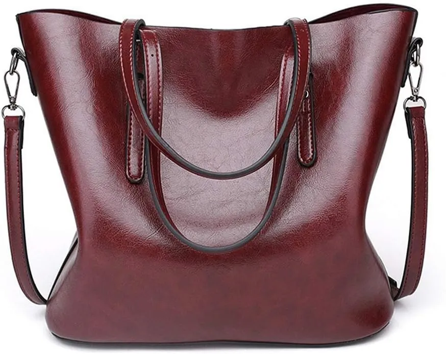 Pahajim Womens Leather Purses and Handbags Top Handle Satchel Bags Tote Bags Tote Purses for Women