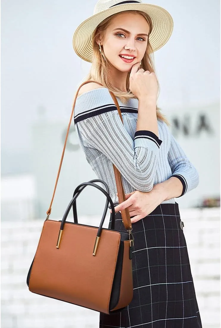 Pahajim Womens Purses and Handbags Set 4pcs Satchel Bags Tote Bags Shoulder Bags Tote Purses for Women