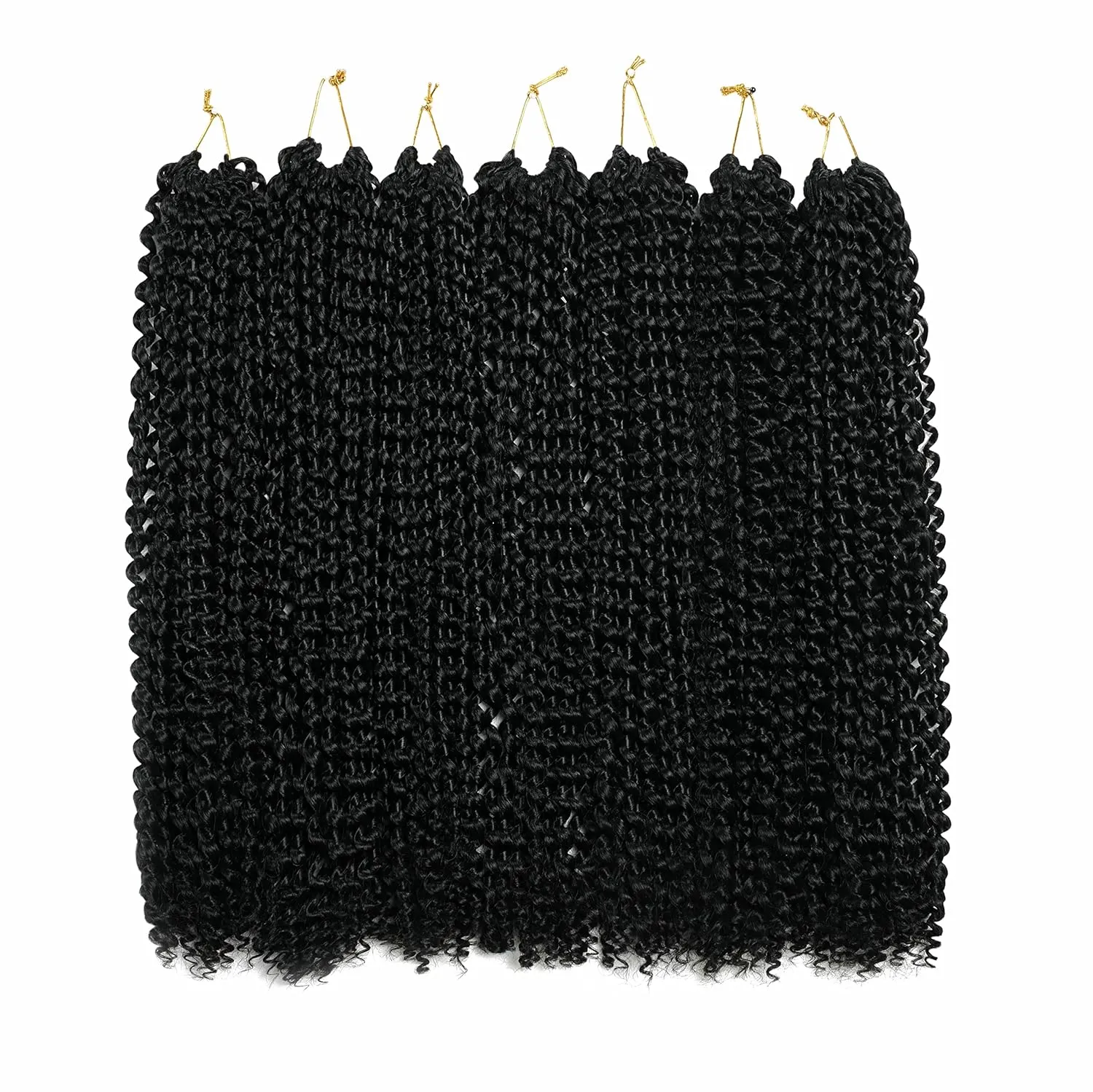 Passion Twist Hair 18 Inch 7 Packs Water Wave Crochet Hair Pre Looped Spring Bohemian Braids for Black Women