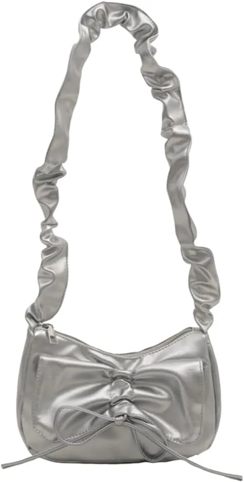 Pleated Ruched Shoulder Handbag