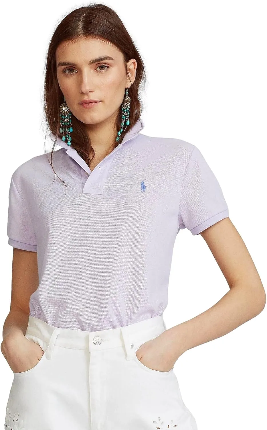 Polo RL Women's Classic Fit Mesh Pony Shirt