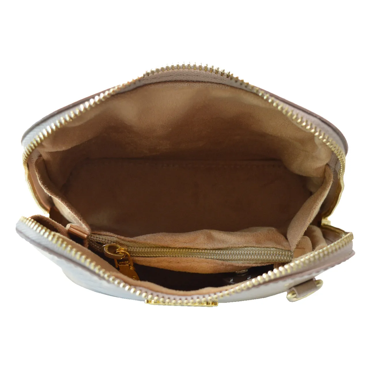 Pratesi Volterra Brunelleschi Woman Clutches in genuine Italian leather - Brunelleschi Leather Sky Blue - SZN