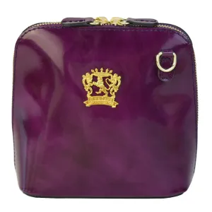 Pratesi Volterra Brunelleschi Woman Clutches in genuine Italian leather - Brunelleschi Leather Violet - SZN