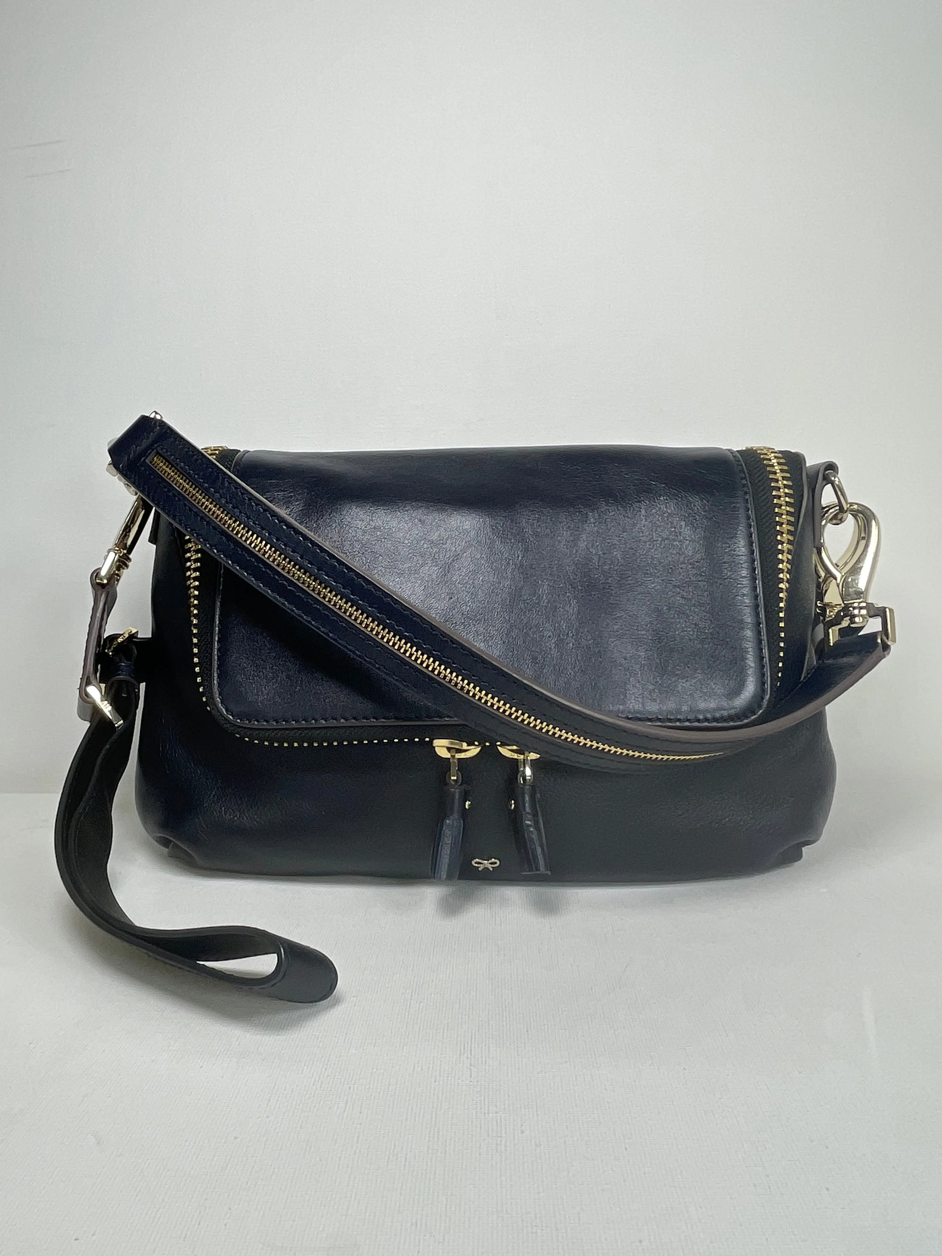 Preloved Anya Hindmarch Maxi Zip Satchel, Small