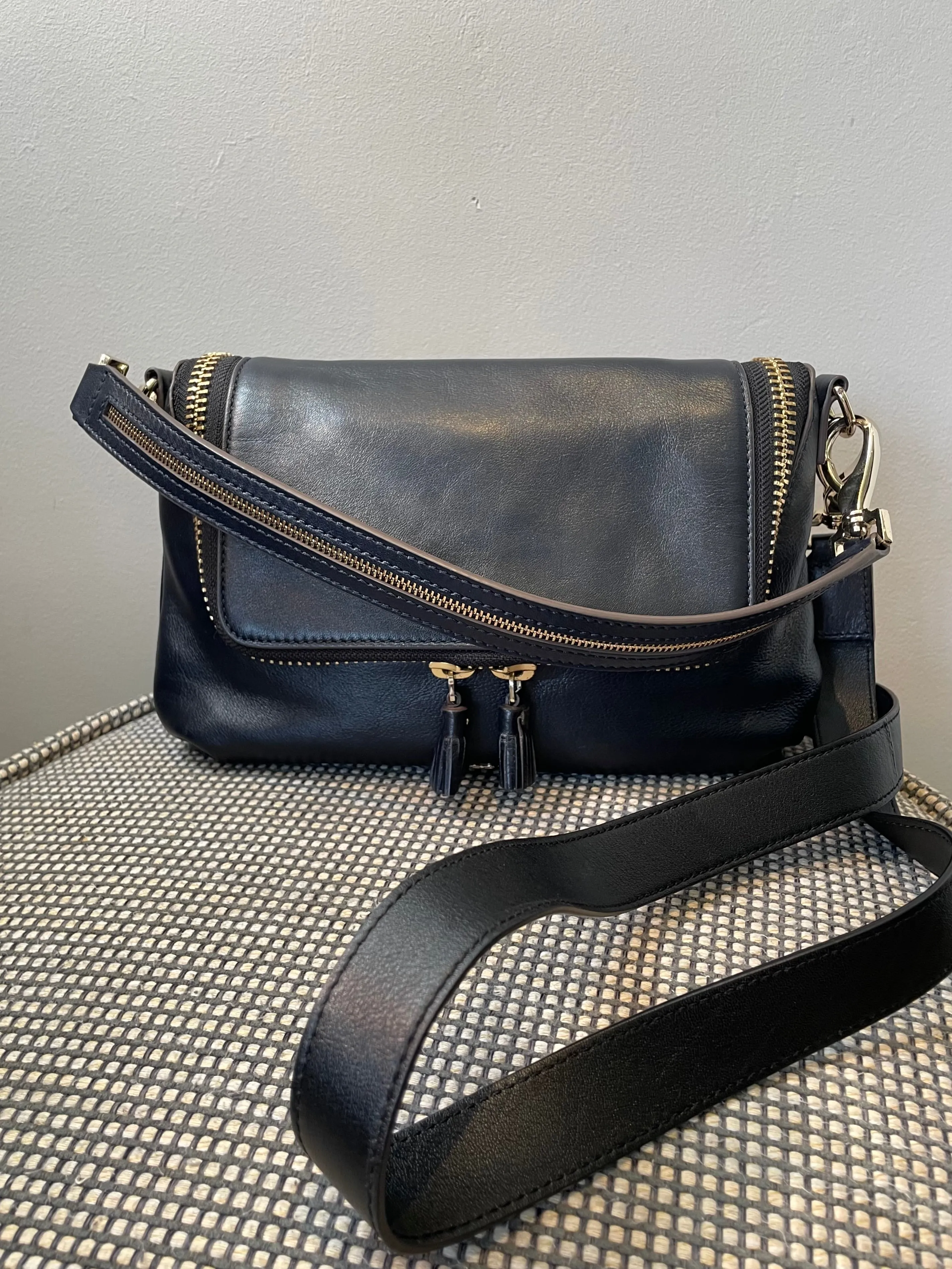 Preloved Anya Hindmarch Maxi Zip Satchel, Small