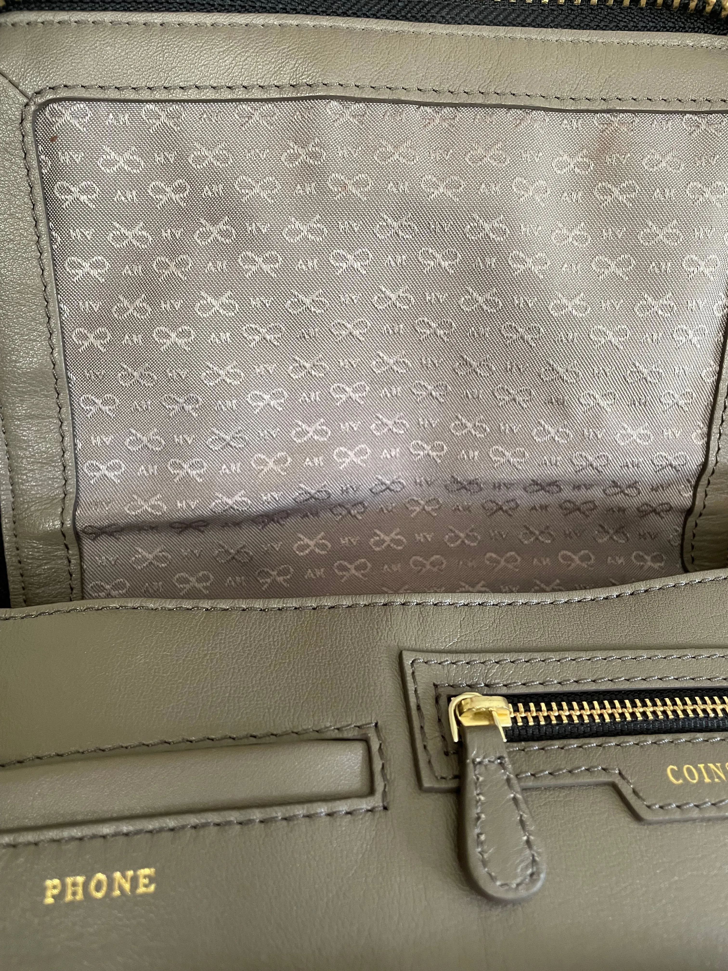 Preloved Anya Hindmarch Maxi Zip Satchel, Small